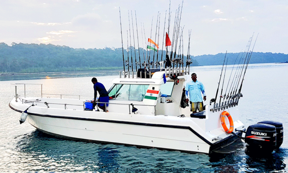 Charter boat bookings in the Andaman Islands