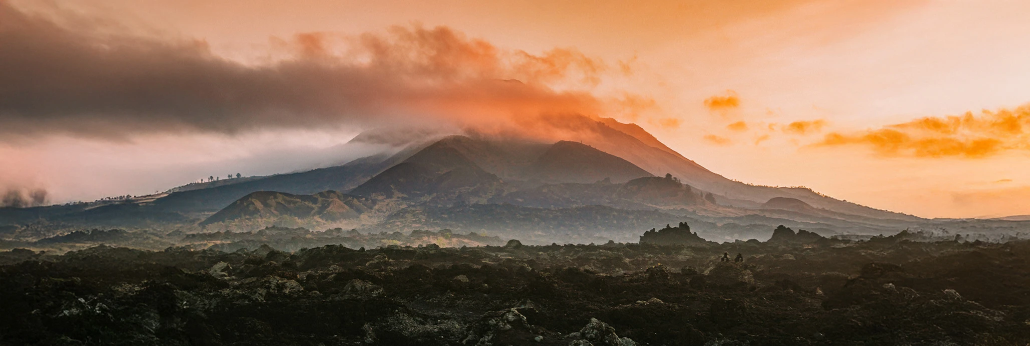 Mount Batur volcano