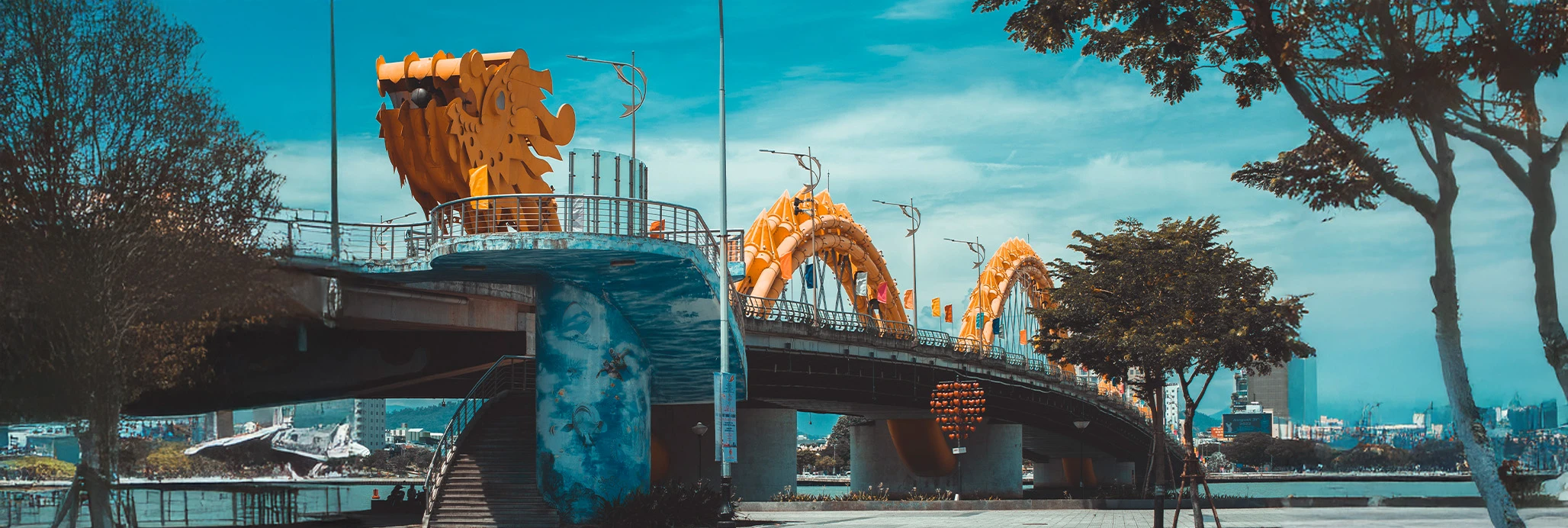 dragon bridge in vietnam