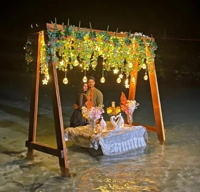 On Water Romantic Candlelight Dinner