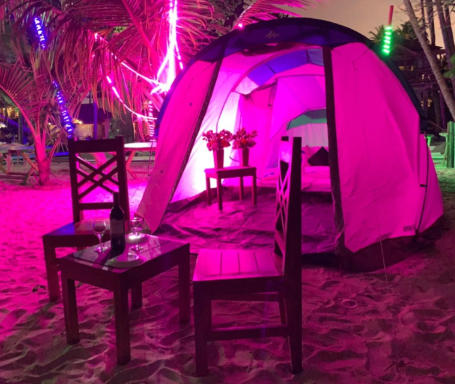 Beachside Candlelight Dinner With Private Tent