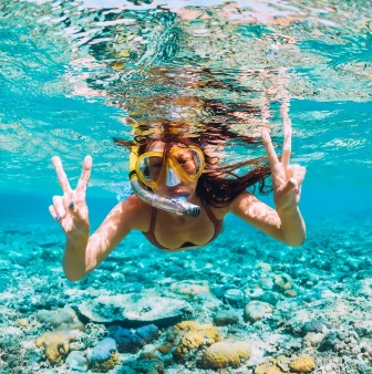 Snorkeling in Dawki River