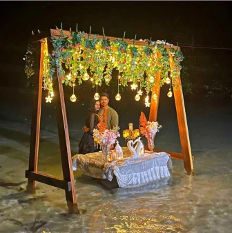On Water Romantic Candlelight Dinner