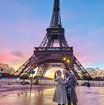 Couple Trip to Paris, Amsterdam with Lucerne (Free Paris Pass)