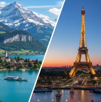 Romantic Paris and Swiss Adventure Tour